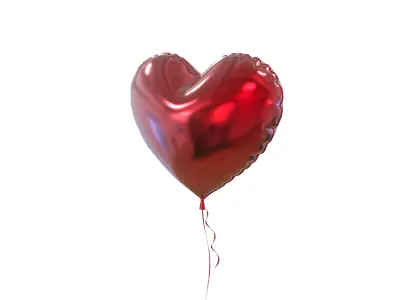 Balloon heart 3D model