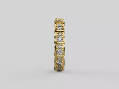 Bvlgari serpenti ring 3D print model
