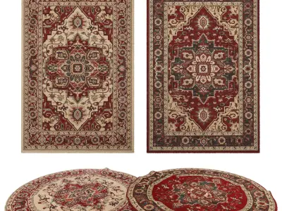 Rugs No 437 Low-poly 3D model