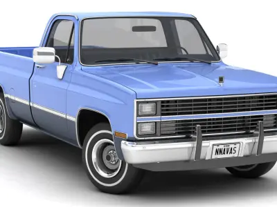 GENERIC PICKUP TRUCK 3 3D model