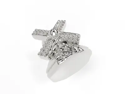 Windmill Charm 3D print model