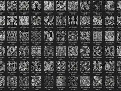 600 ornamental Pattern - 8k Res - Vol3 3D model