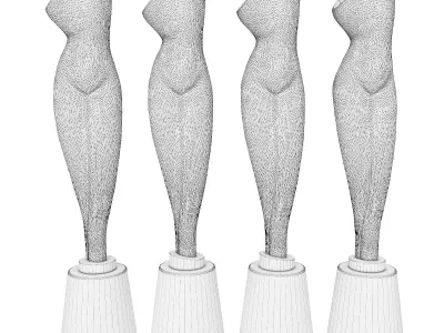 Archipenko Alexander Torso Sculpture 3D model