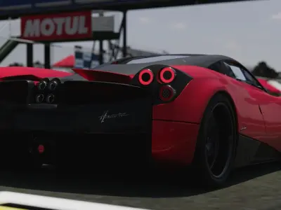 Pagani Huayra 2012 Low-poly 3D model