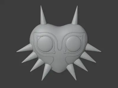 Majoras Mask Free low-poly 3D model