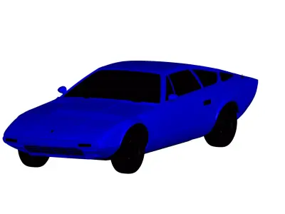 Maserati Khamsin  3D model