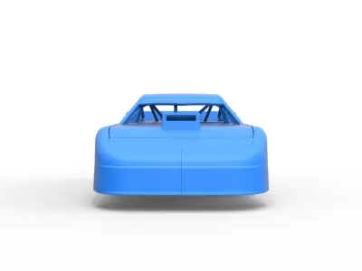 Shell of New Zealand Super Saloon race car Scale 1 to 25 3D print model