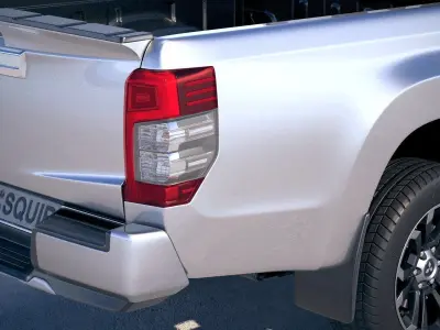 Mitsubishi L200 extended cab 2019 3D model