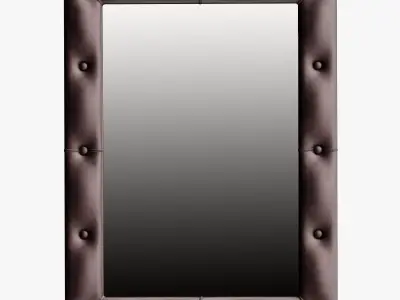 Leather Mirror Small 3D model