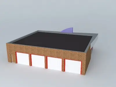 JT Motors Car Dealer Free 3D model