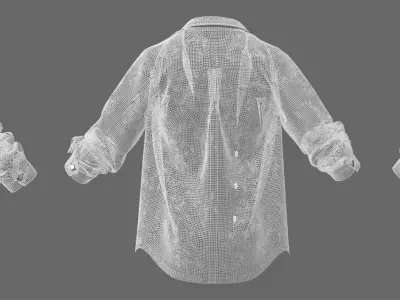 Open Shirt vol 02 Urban Collection 3D model