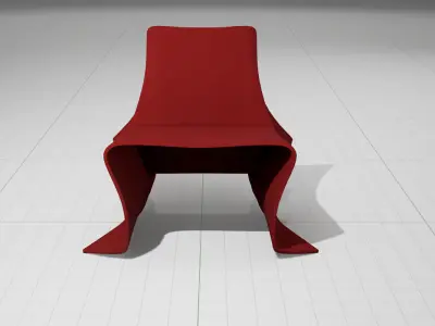 Olivier Gregoire Foldchair UE4 3D model