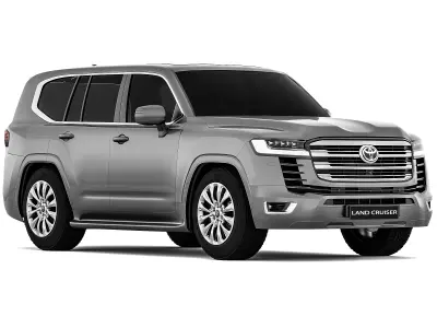 Toyota Land Cruiser 300 3D model from CGTrader