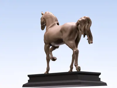 Arabian horse 2 3D print model