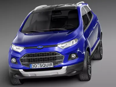 EcoSport 2016 3D model