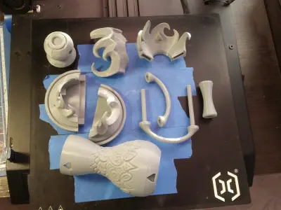 Fantasy lamp 3d print 3D print model