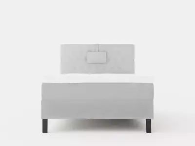 Lucky Continental Bed 120x200skum Low-poly 3D model
