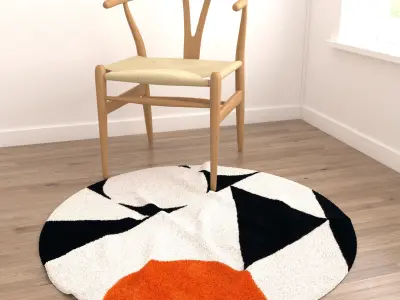 Rugs No 888 Low-poly 3D model