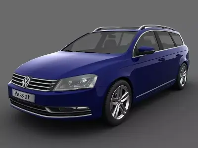 Volkswagen Passat Estate 2011 3D model