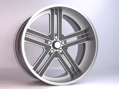 Raceline 406 OUTBREAK Wheels  Low-poly 3D model