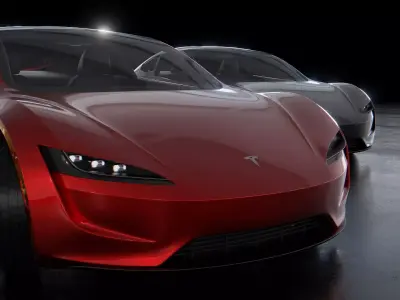 Tesla Roadster 2020 3D model