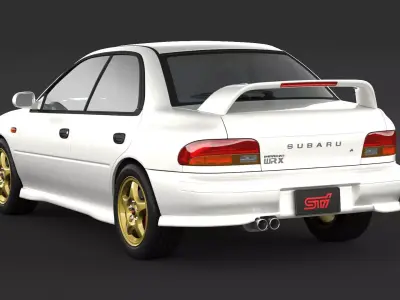 Subaru Impreza WRX STI 3D model