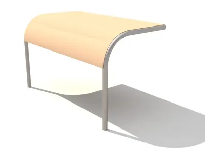 Parking Pergola Free 3D model