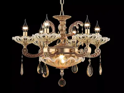 MD 89363-6-2 Osgona Chandelier 3D model