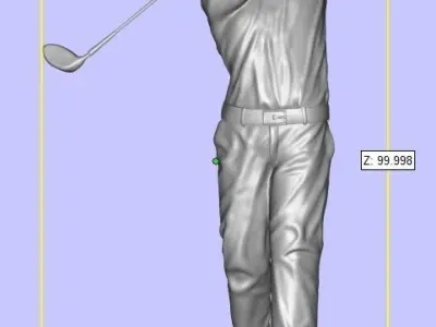GOLFER MOMENTO 3D print model