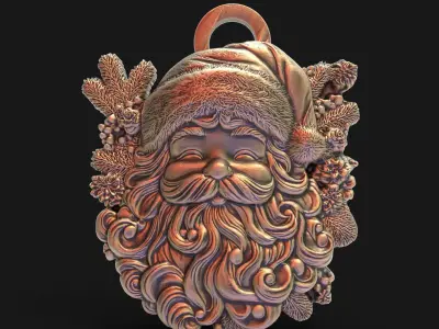 sanda pentant christmas decoration 3D print model