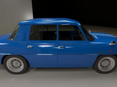 Renault 8s Gordini 3D model