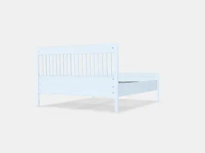 IDANAS Bed frame 23 Low-poly 3D model