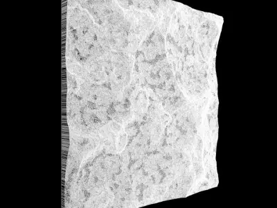 272-RockPanel piece of rock 3D model