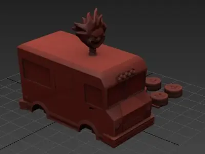 Sweet Tooth From Twisted Metal 2 3D print model