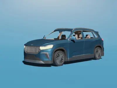 TOGG ELECTRIC CAR  3D PRINTER READY STL AND BLEND FILE Free 3D print model