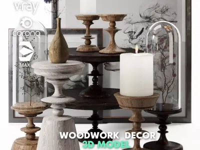 NUAGE WOODWORK DECORATIVE 3D model