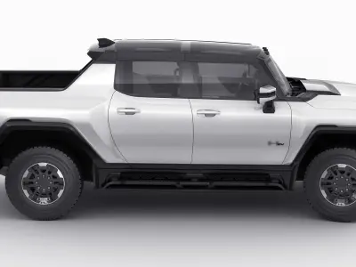 Hummer EV Electric pick-up 2022 3D model