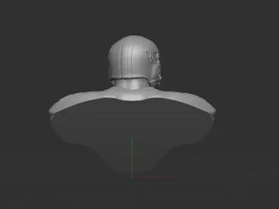 Vintage Buffalo Bills Throwback Bust 3D print model