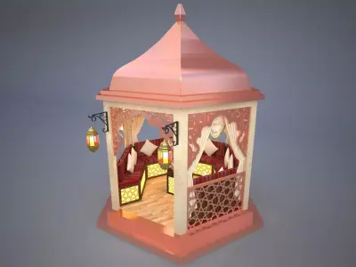 Arabic Majlis 3D model