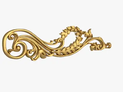 Classic decor ornament 252 3D model