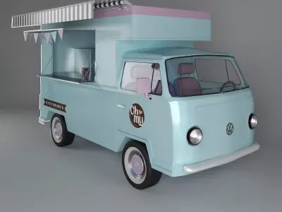 Food Truck 3D model by Sophia5050