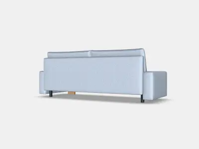 GRALVIKEN 3-seat sofa-bed Low-poly 3D model