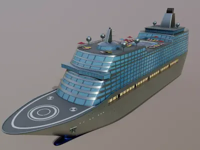 Luxury Liner 3D model