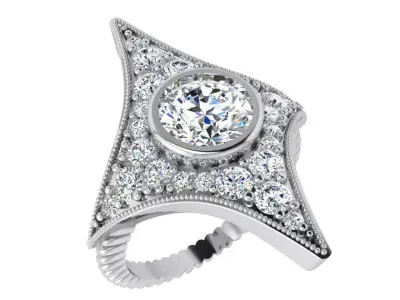 Star Ring 3730 3D print model