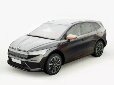 Skoda Enyaq iV 80 2022 Low-poly 3D model