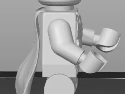 Lego Superman Henry Cavil 3D print model