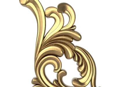 decorative pattern ready for 3D printing 3D model