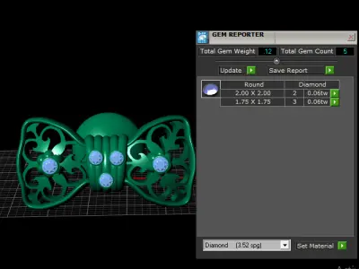 LUXURY DESIGN PENDANT 3D PRINTABLE MODEL  3D print model