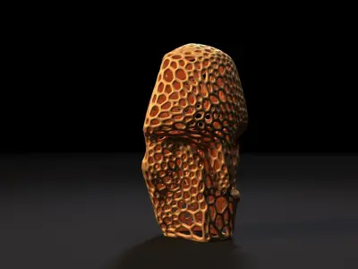 Egyptian Statue 3D Scan 3D print model