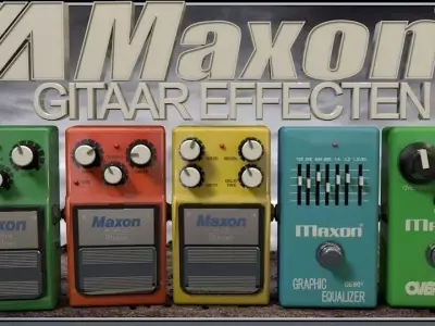 Maxon Guitar Pedals 3D model